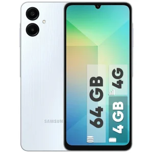 کارکرده-گوشی موبایل سامسونگ مدل Galaxy A06 دو سیم کارت ظرفیت 64 گیگابایت و رم 4 گیگابایت رنگ آبی روشن