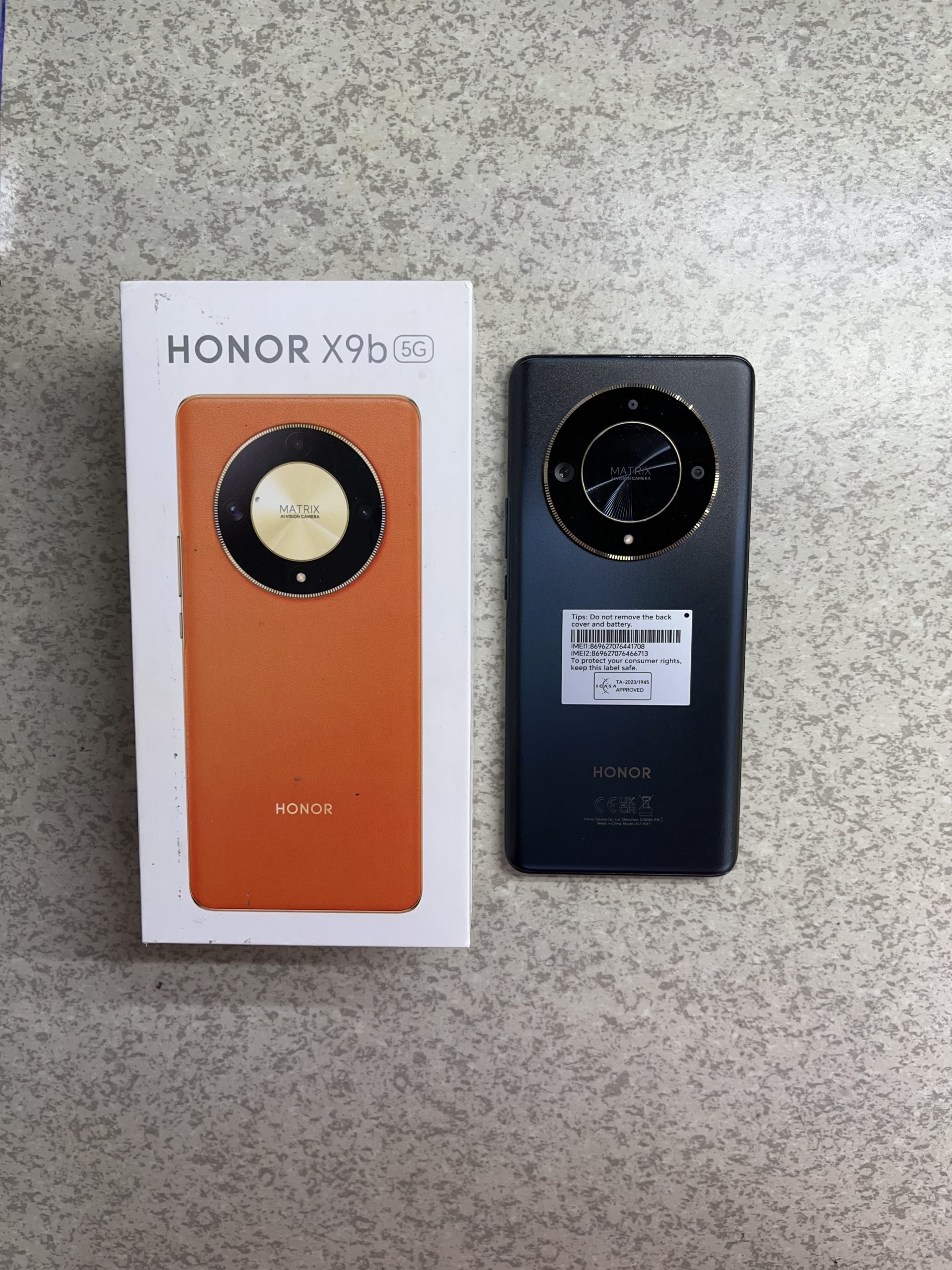 کارکرده-گوشی موبایل آنر  HONOR X9B 5G  ظرفیت 256گیگابایت و رم 12 مشکی2