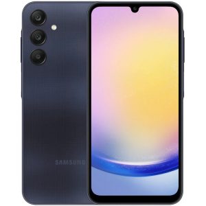 کارکرده-گوشی موبایل سامسونگ مدل Galaxy A25 دو سیم کارت ظرفیت 256 گیگابایت و رم 8 گیگابایت رنگ سرمه ای
