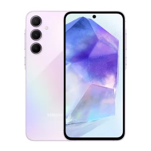 کارکرده-گوشی موبایل سامسونگ مدل Galaxy A55 دو سیم کارت ظرفیت 256 گیگابایت و رم 8 گیگابایت رنگ یاسی